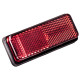 Catadioptre rouge homologué PUIG 88 x 34 mm