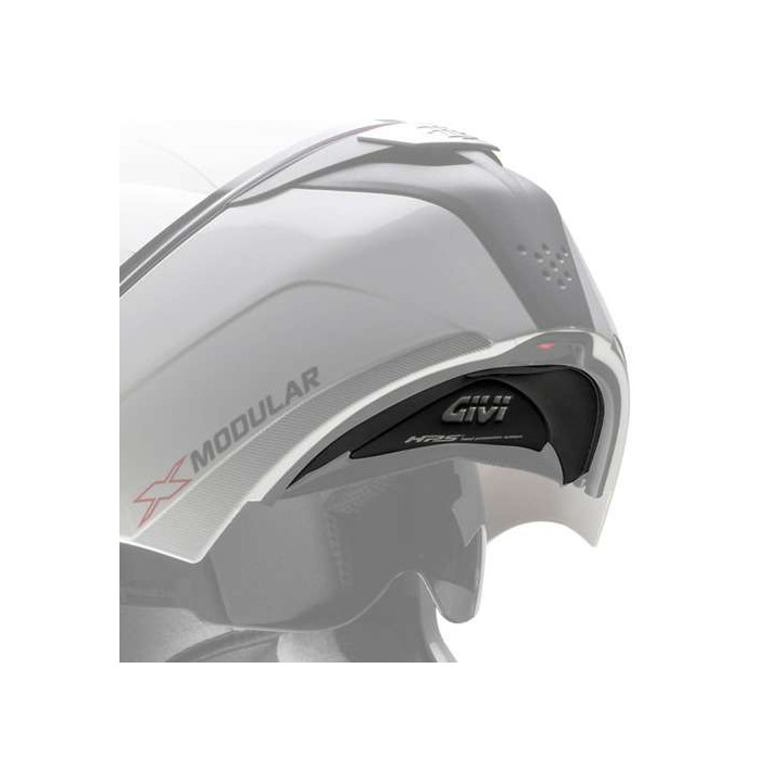 Bavette anti-remous Z862R pour casque moto Givi X08/X09