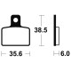 BENDIX MA303 Organic Brake Pads