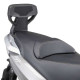 Passenger backrest scooter Givi (TB5600) Piaggio MP3 YOURBAN