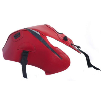 Tapis de réservoir Bagster rouge/pointes anthracite/gris clair (1574F) Honda CBF 125 Tapis de réservoir Bagster rouge/pointes anthracite/gris clair (1574F) Honda CBF 125