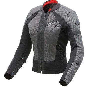 Veste moto Femme T.UR ATLAS Lady Anthracite/Noir