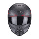 Casque Scorpion EXO-COMBAT II XENON Noir mat / Rouge