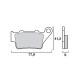 Motorcycle brake pads sinter Brembo 07BB02SD