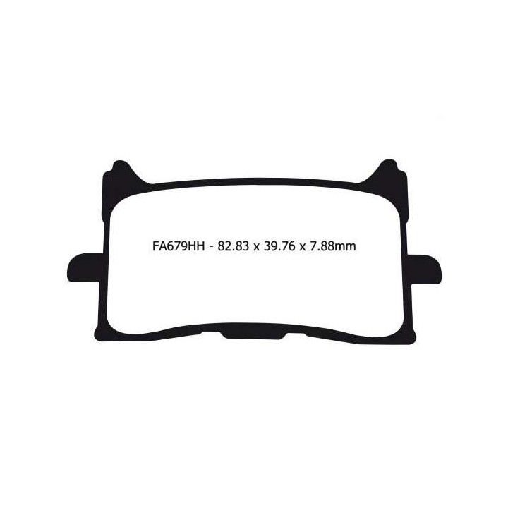 Plaquettes de frein sinter EBC FA679HH