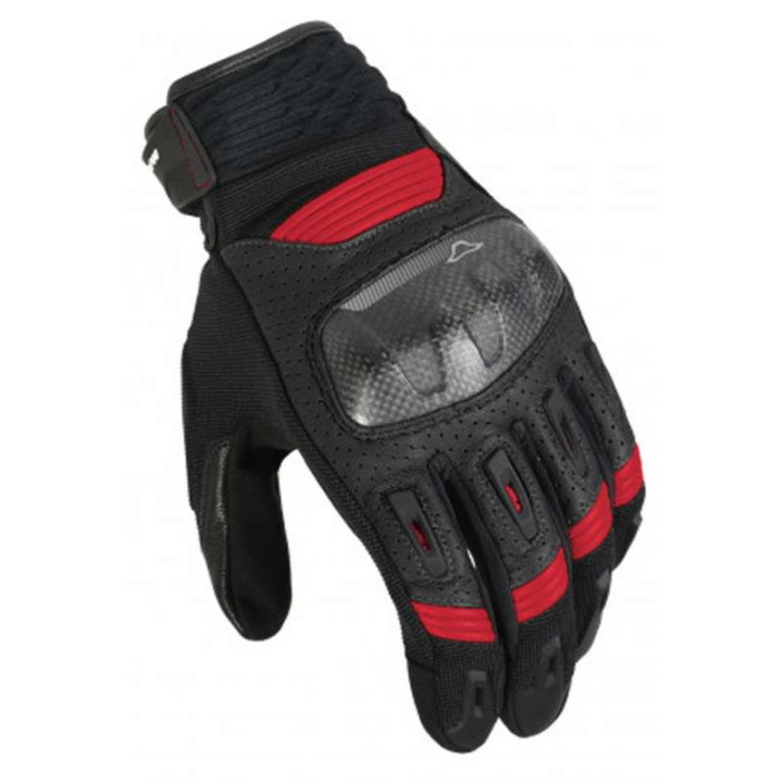 Gants moto Macna RIME Noir/Rouge