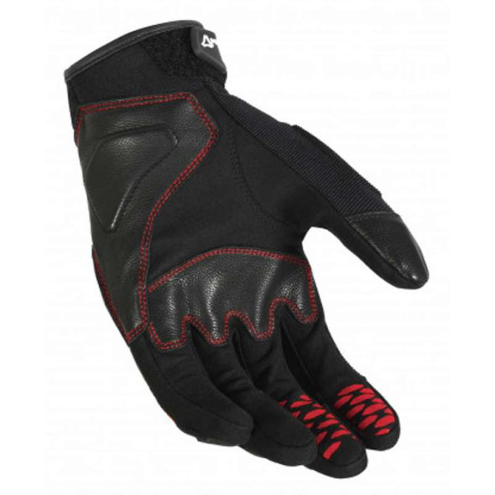 Gants moto Macna RIME Noir/Rouge
