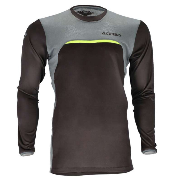 Maillot moto cross Acerbis X-DURO Noir/Jaune Maillot moto cross Acerbis X-DURO Noir/Jaune