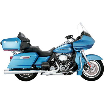 Vance &amp- Hines HI OUTPUT CHROME muffler (16455) Harley TOURING 95-16