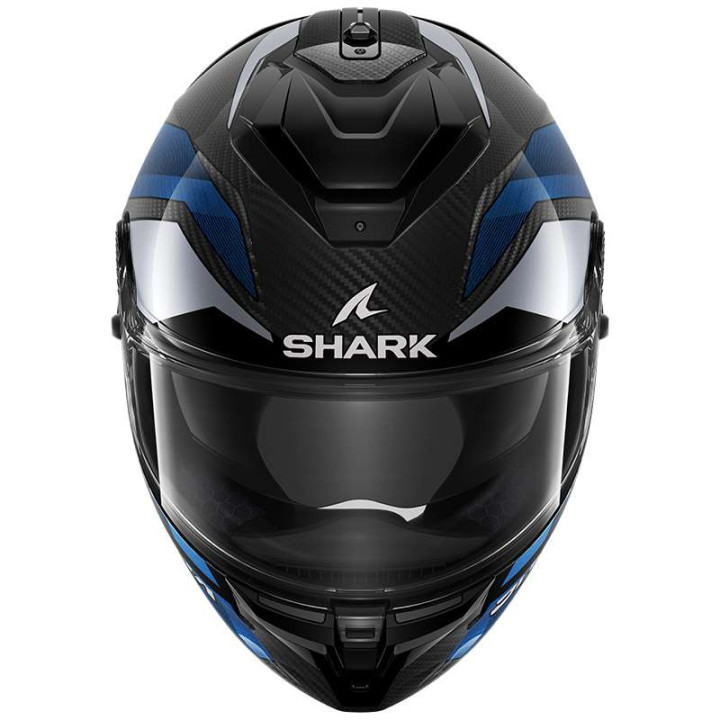 Casque moto Shark SPARTAN GT PRO CARBON RITMO Noir/Bleu