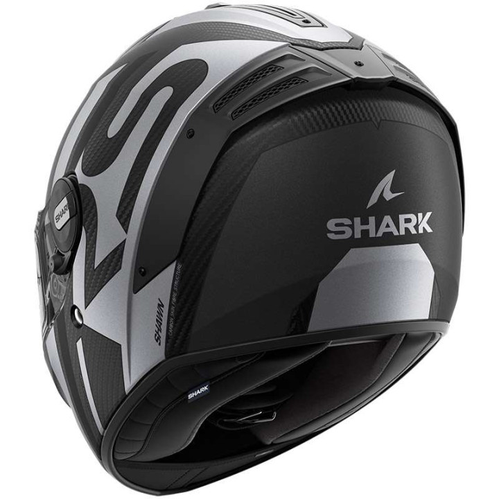 Motorcycle helmet Shark SPARTAN RS CARBON SHAWN MAT Black/White