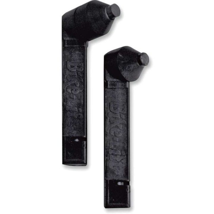Asymmetrical conical supports for Bike-Lift universal front stand