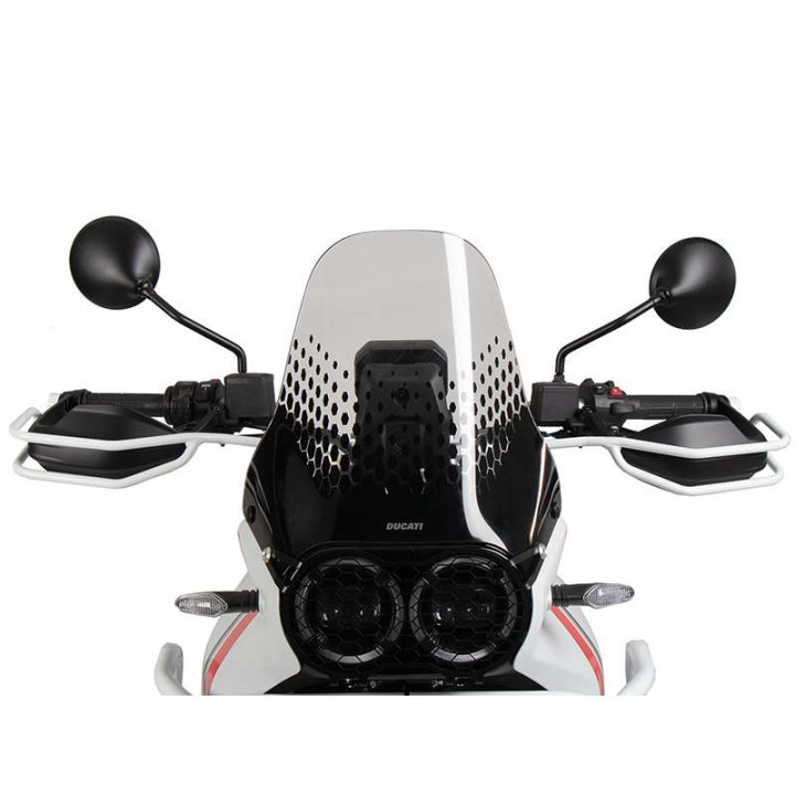 Hand guard reinforcements white Hepco &amp- Becker DUCATI DESERT X