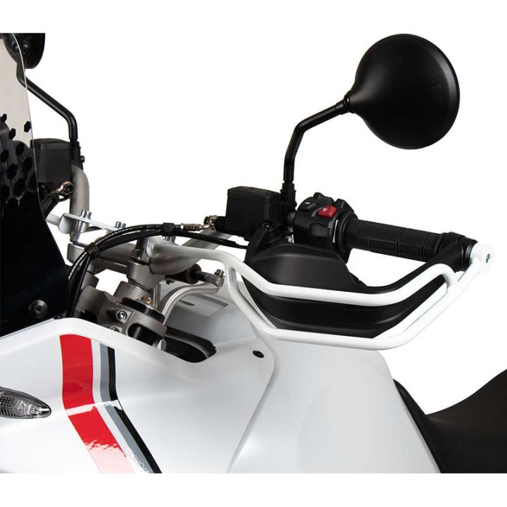 Hand guard reinforcements white Hepco &amp- Becker DUCATI DESERT X