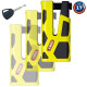 Bloque disque moto SRA ABUS GRANIT SLEDG 77 YELLOW S'ENTROUVRANT