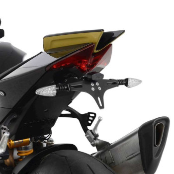R&amp-G Aprilia Tuono V4/RSV4 Factory plate bracket (LP0343BK)