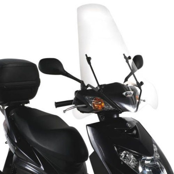 Pare-brise incolore Givi (128A+A283A) Yamaha Cygnus X / MBK Flame X
