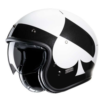 Casque moto HJC V31 KUZ BLANC/NOIR