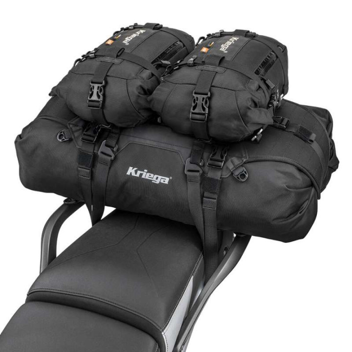 Motorcycle saddle bag Kriega RACKPACK US-40 28-40 liters