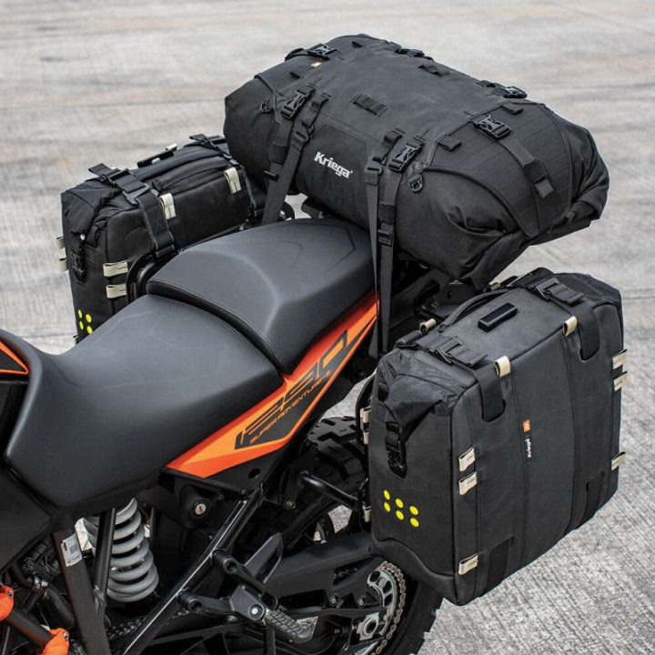 Motorcycle saddle bag Kriega RACKPACK US-40 28-40 liters
