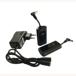 Kit 2 batteries + chargeur pour gants Gerbing 7,4V 2600 mAh