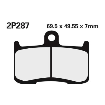 Nissin 2P287 ST racing brake pads