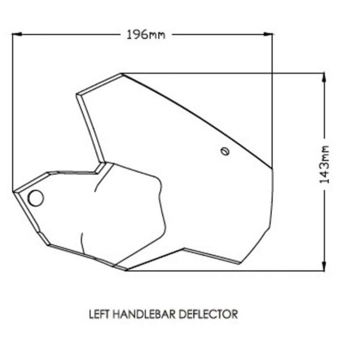 Déflecteurs latéraux Puig (1319) BMW F750GS F850GS