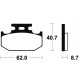 Brake plates Bendix MA132