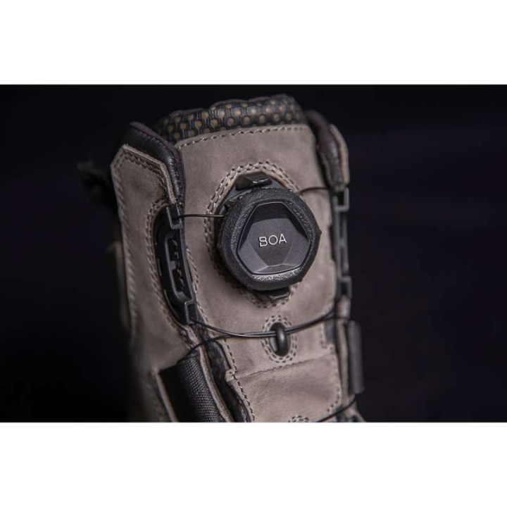 Icon STORMHAWK Grey motorcycle boots