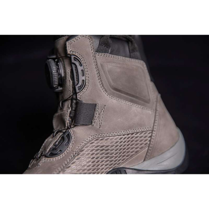 Icon STORMHAWK Grey motorcycle boots