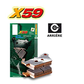 Plaquettes de frein sinter CL BRAKES 2353X59