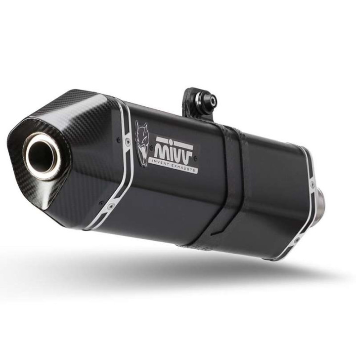Silencieux Homologué Mivv SPEED EDGE Inox noir (S.042.LRB) DL1050 V-STROM