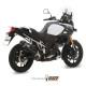 Silencieux Homologué Mivv SPEED EDGE Inox noir (S.042.LRB) DL1050 V-STROM