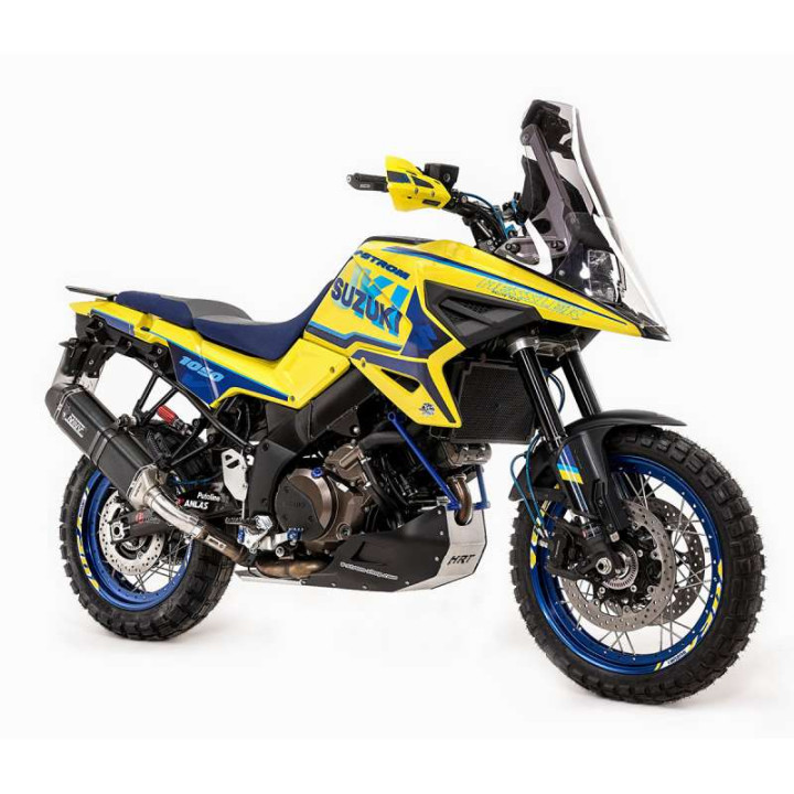 Silencieux Homologué Mivv SPEED EDGE Inox noir (S.042.LRB) DL1050 V-STROM