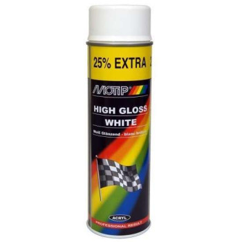 Peinture Blanc brillant MOTIP - 500 ml