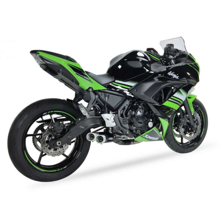 Ligne complète homologuée Ixil L3XB (XK7353XB) Kawasaki Z650/Ninja 650