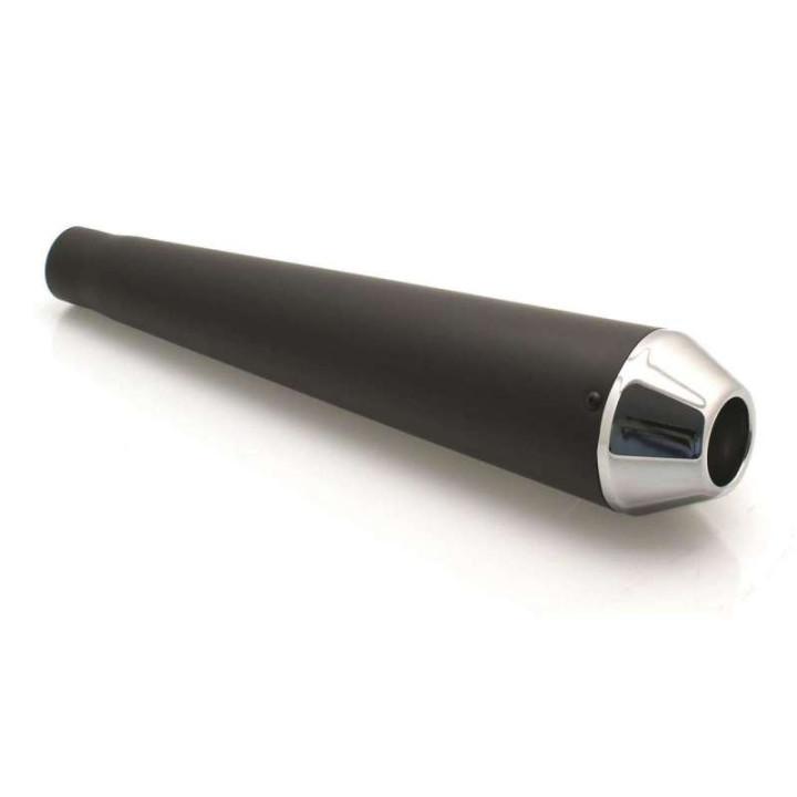 Universal silencer Bihr MEGATON Noir mat/Chromé