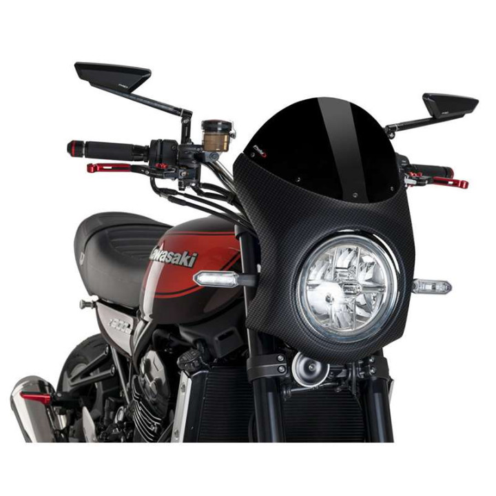 Semi-carénage Puig RETRO Carbone (9596) Kawazaki Z900RS Semi-carénage Puig RETRO Carbone (9596) Kawazaki Z900RS