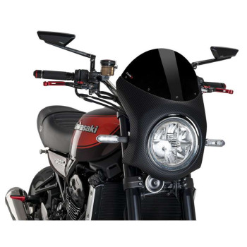 Semi-carénage Puig RETRO Carbone (9596) Kawazaki Z900RS