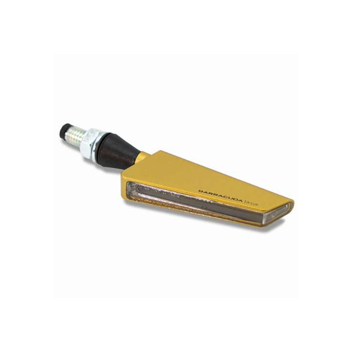 Clignotants moto séquentiels Barracuda SQ-LED B-LUX Or