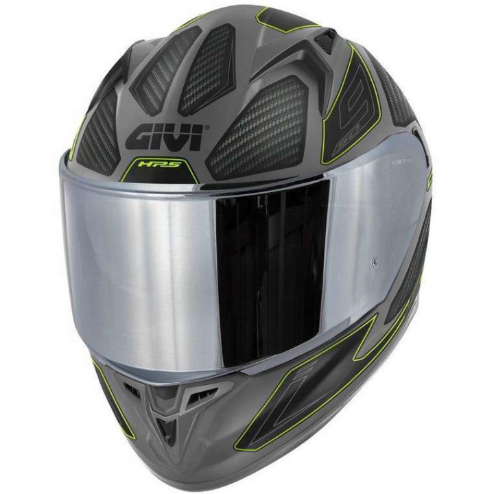 Casque moto Givi 50.9 ENIGMA GRIS/JAUNE