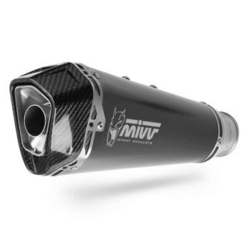 Mivv DELTA RACE approved muffler Inox black (D.034.LDRB) Ducati Multistrada 1200/1260