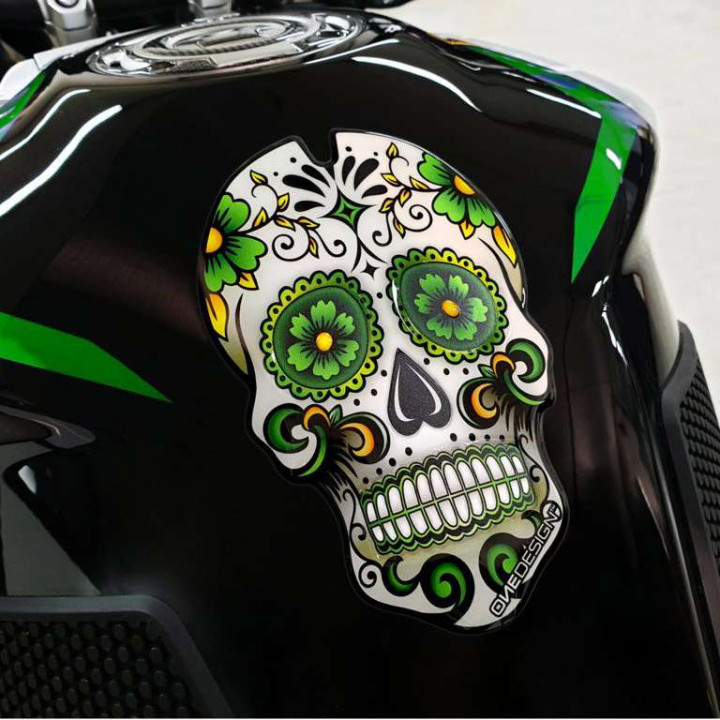 Protection de réservoir moto ONEDESIGN SKULL