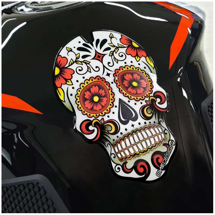 ONEDESIGN SKULL motorcycle tank protector ONEDESIGN SKULL motorcycle tank protector