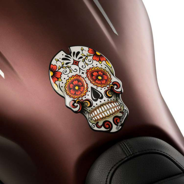 ONEDESIGN SKULL motorcycle tank protector ONEDESIGN SKULL motorcycle tank protector