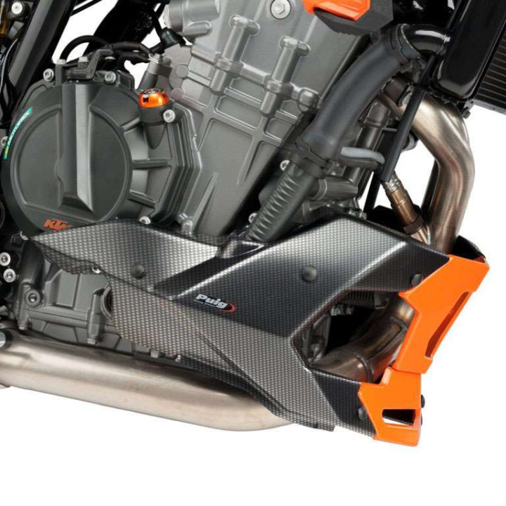 Sabot moteur Puig carbone (9669C) KTM 790 DUKE Sabot moteur Puig carbone (9669C) KTM 790 DUKE