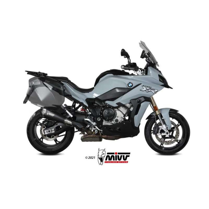 Silencieux homologué Mivv DELTA RACE Inox noir (B.039.LDRB) BMW S1000XR