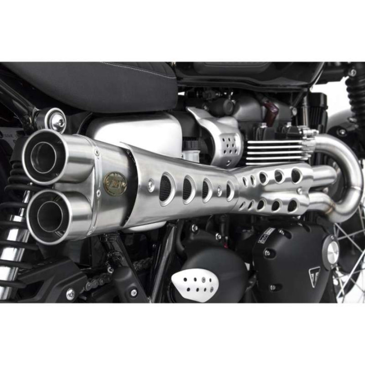 Ligne complète Zard INOX Edition Limitée Triumph  STREET SCRAMBLER 17-