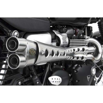 Ligne complète Zard INOX Edition Limitée Triumph  STREET SCRAMBLER 17-