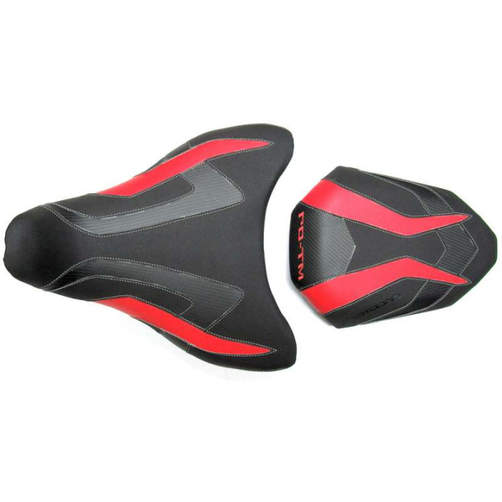 Housse de selle Bagster stam/carbone/rouge (2236B) Yamaha MT-07